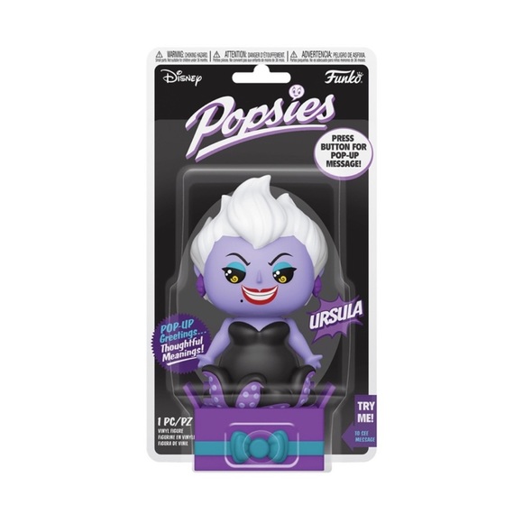 4 Funko Popsies: Vinyl Pop-Up Figures Moana Cruella DeVille Ursula Sally - Picture 5 of 11
